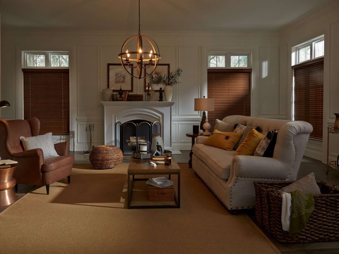 Lutron wooden blinds