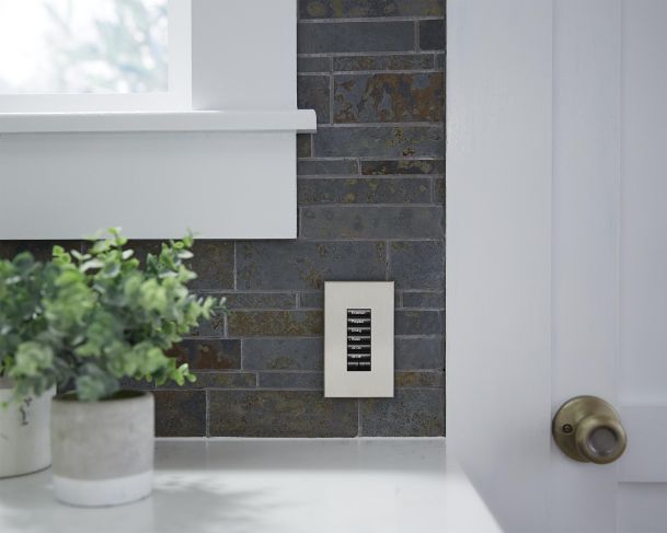 Lutron Lighting Keypad Control The Scene With One Touch Activity Buttons